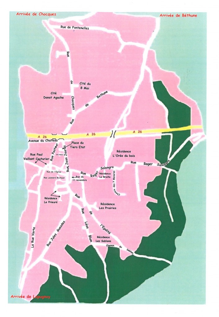 plan de la commune